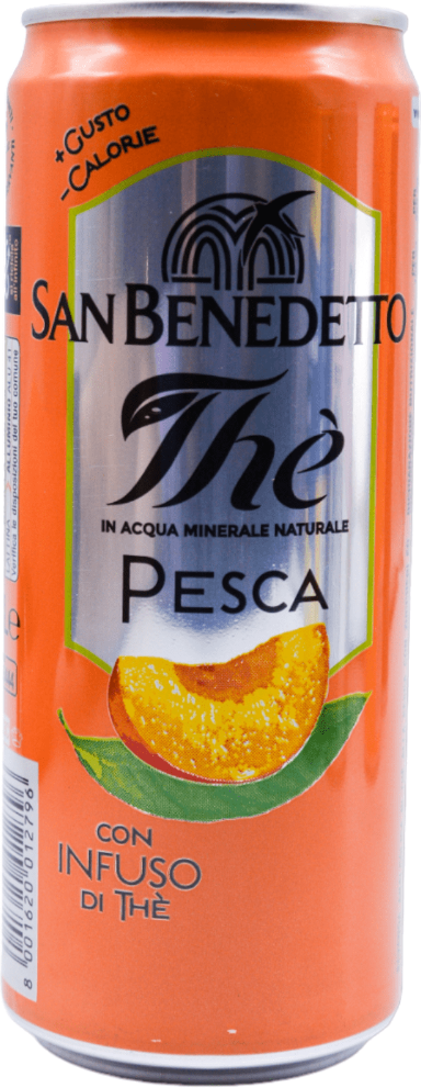 San Benedetto Eistee Pfirsich 24x0,33L Dose - 24 x 0,33 L