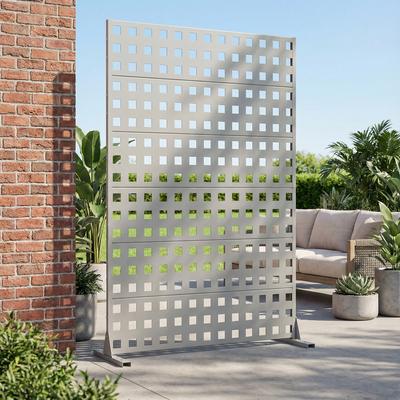 Dovelina Outdoor Rectangle Privacy Screens Metal Screen Fence Panel