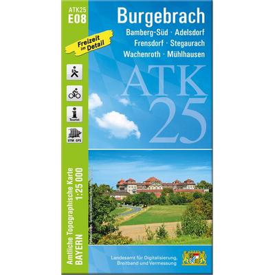 ATK25-E08 Burgebrach (Amtliche Topographische Karte 1:25000), Sonstige von , Landesamt für Digitalisierung, Breitband und Vermessung, Bayern,