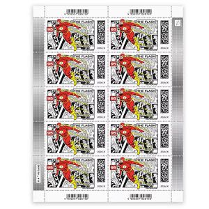DeutschePost Briefmarken Set, 10 Stück à 95cent, The Flash, Standardbrief/Postkarte, nassklebend