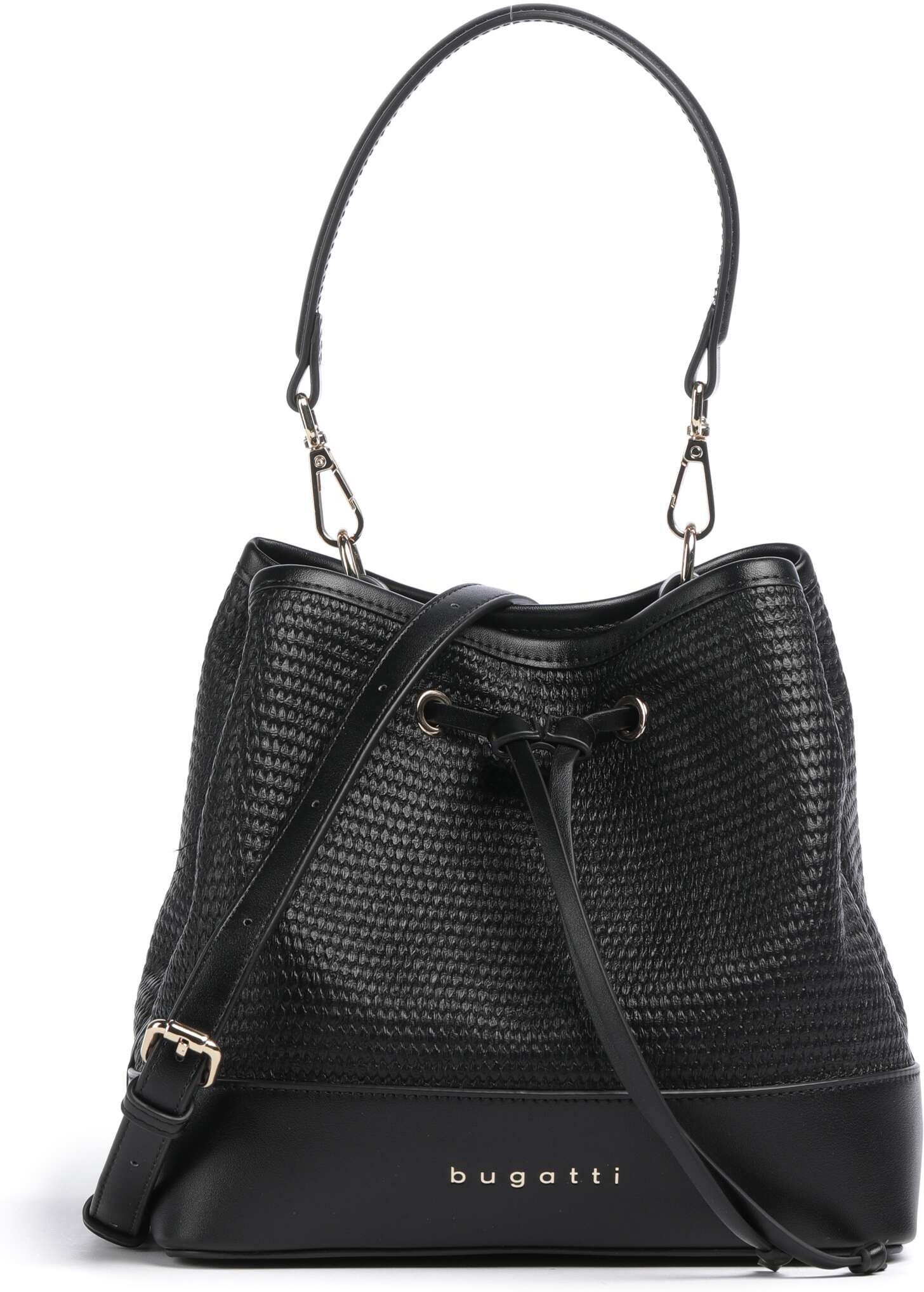 Bugatti Isa Bucket Handtasche, schwarz