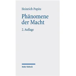 Phänomene der Macht, Fachbücher von Heinrich Popitz
