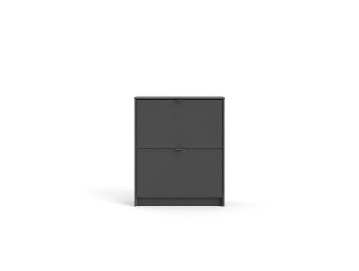 ebuy24 Schuhschrank, Shane, Grau, Spanplatte foliert, 71 x 25 x 86 cm, 71x86x25 cm, Garderobe, Schuhaufbewahrung, Schuhschränke