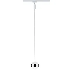 Paulmann LED-Pendelleuchte URail Caspule II Alu, Eisen, Stahl & Metall Weiß