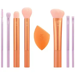 Real Techniques, Schminkpinsel, LEVEL UP BRUSH SET 8 pz (Set)