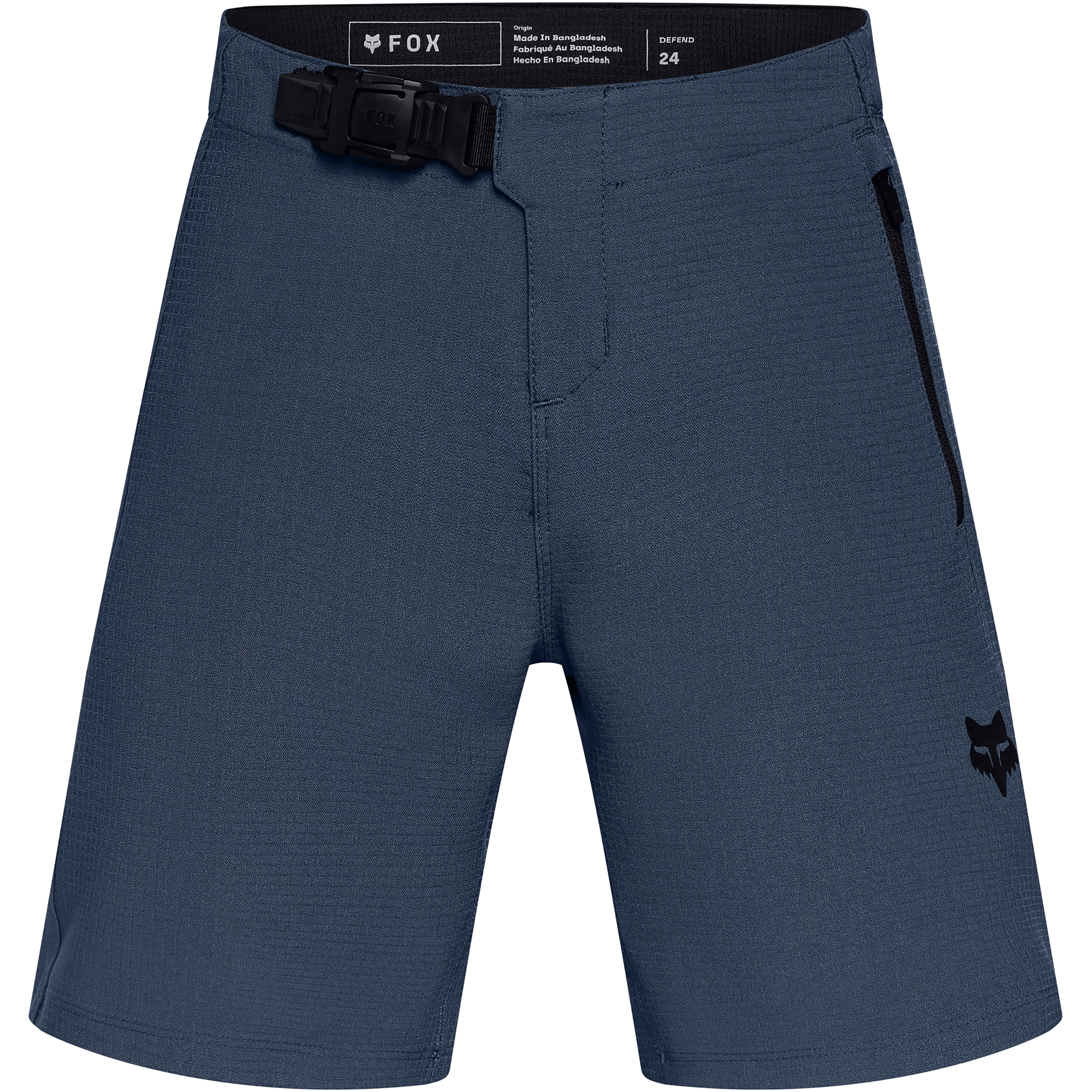 Fox Defend MTB Hose kurz Kinder Fahrradhose blau Größe 160 Mountainbike Wasserabweisend