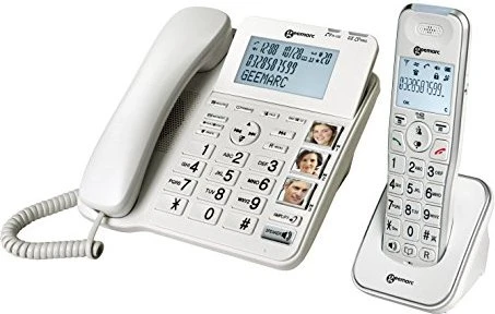 Geemarc AMPLIDECT COMBI 295 Schnurloses Telefon + 1 DECT 295 AD Mobilteil