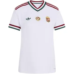 adidas HFF Ungarn Auswärtstrikot 2026 Damen JZ6988 - white XXS