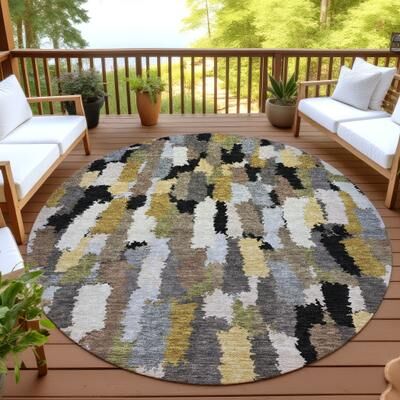 Addison Rugs Machine Washable Indoor/ Outdoor Contemporary Stacks Chantille Rug