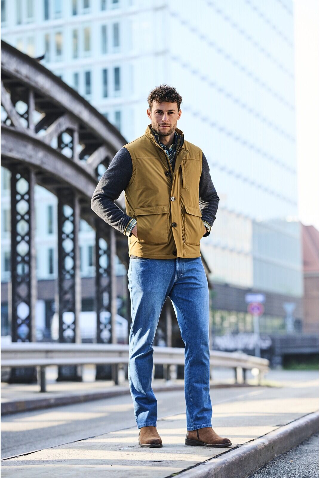 Steppweste BABISTA "Outdoorweste FURIO", Herren, Gr. 50, braun, Obermaterial: 100% Polyester COOLMAX PES(Coolmax)., Westen Steppweste