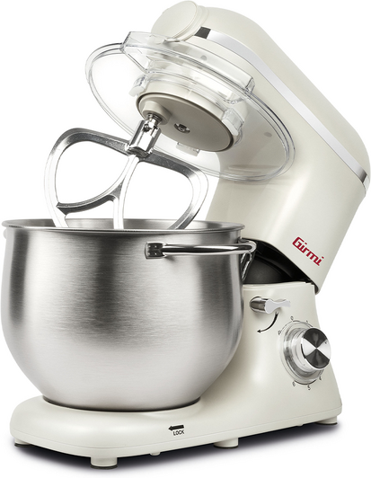 Girmi Gastronomo Plus IM5001- Knetmaschine - Edelstahlbehälter 8 l