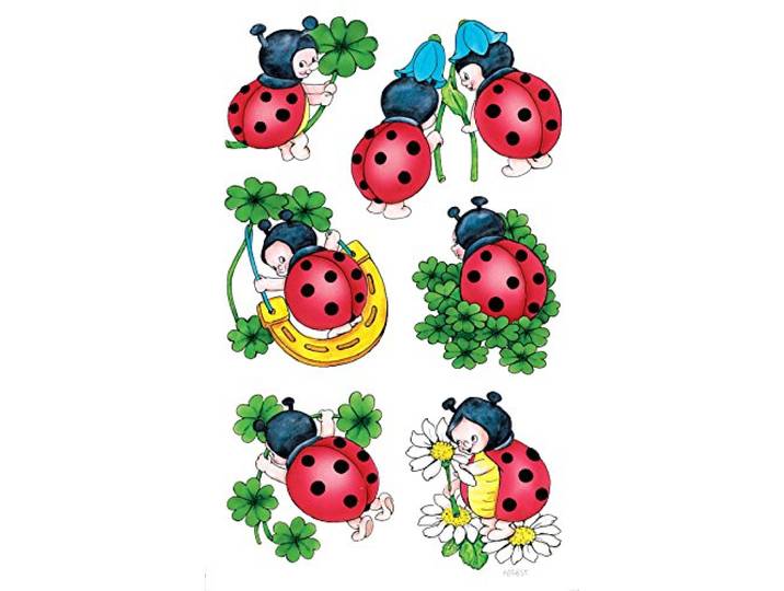 AVERY Zweckform 53281 decoratieve stickers lieveheersbeestje 12 stickers