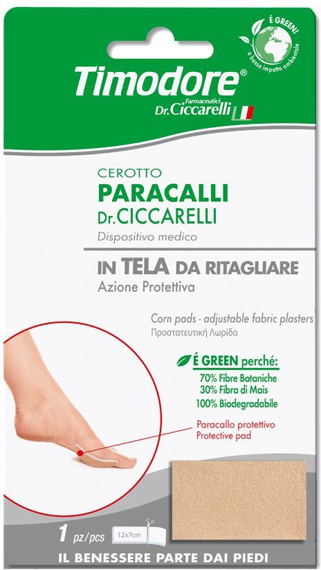 FARMACEUTICI DOTT.CICCARELLI Dottor Ciccarelli Paracallo Cerotto in Tela Ritagliabile, 1 Pezzo