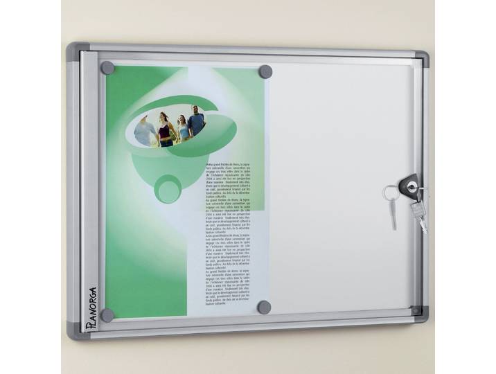 Vitrine d' intérieur extra plate Planorga 34 x 47 cm