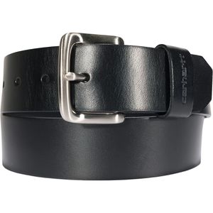Carhartt Gürtel Bridle Leather Classic Buckle Belt, schwarz, mit Dornschnalle, Zaumzeugleder, Länge 86 cm