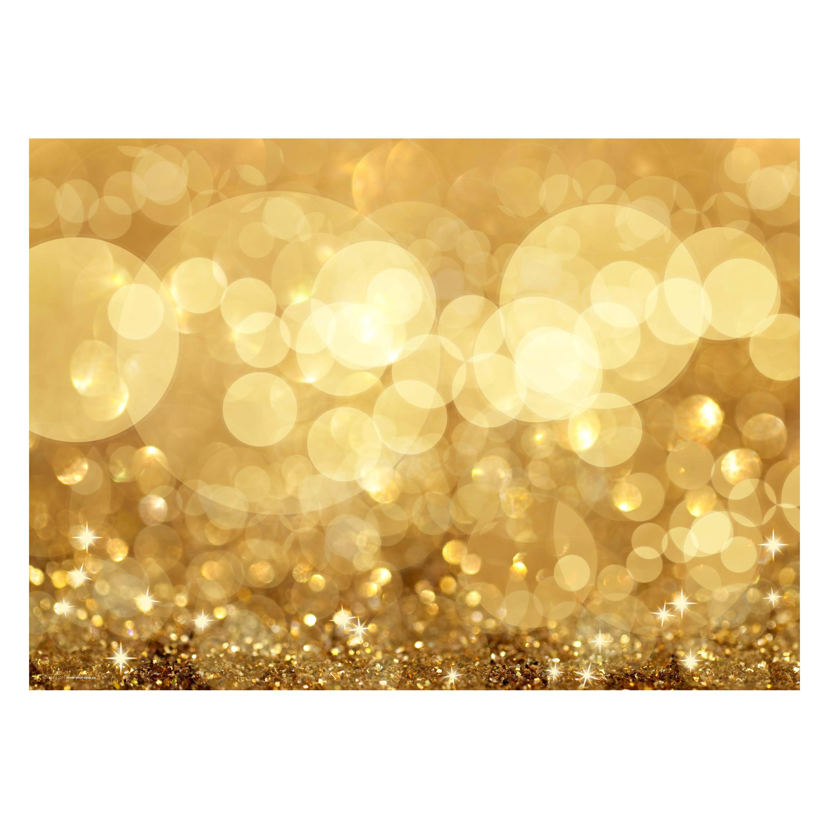 CoverYourDesk Schreibtischunterlage Glänzendes Gold (21557341)