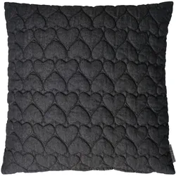 Kissenhülle AMORA (LB 45x45 cm) - schwarz - LB 45x45 cm
