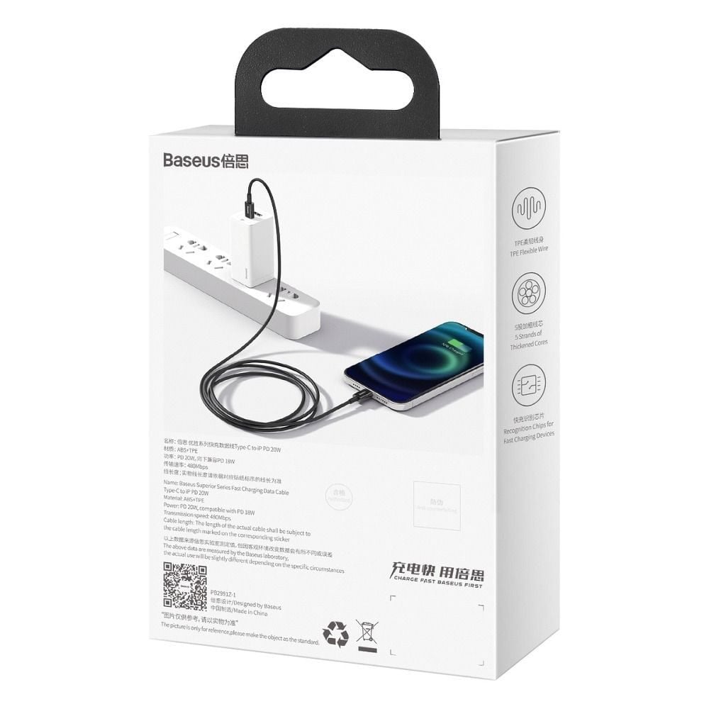 Baseus USB-oplaadkabel CATLYS-C01 van ABS