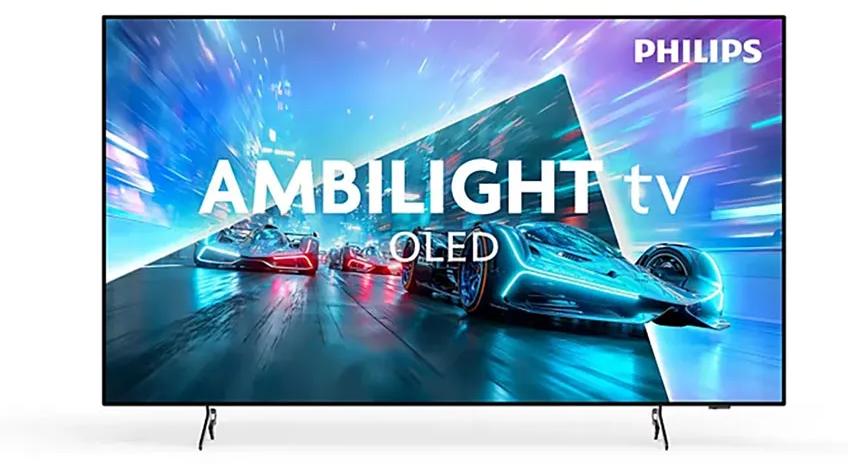 Philips 55OLED761/12, 139,7 cm (55"), 3840 x 2160 Pixel, OLED, Smart-TV, WLAN, Metallisch