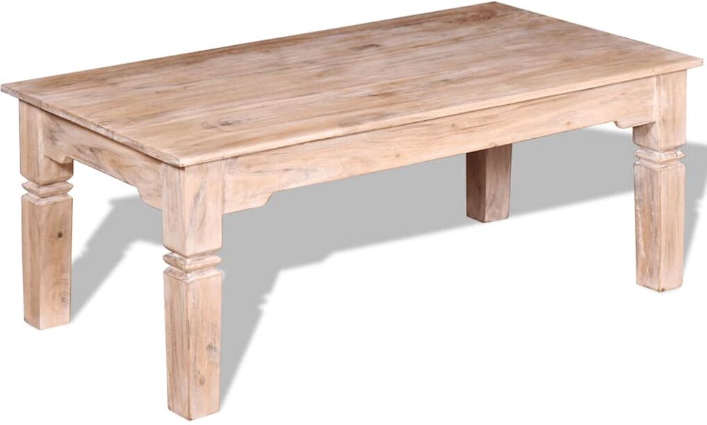 vidaXL Table basse Bois d'acacia 110x60x45 cm