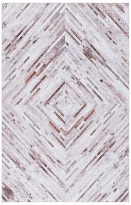 SAFAVIEH Faux Hide Machine Washable Slip Resistant Ferdous Modern Rustic Rug