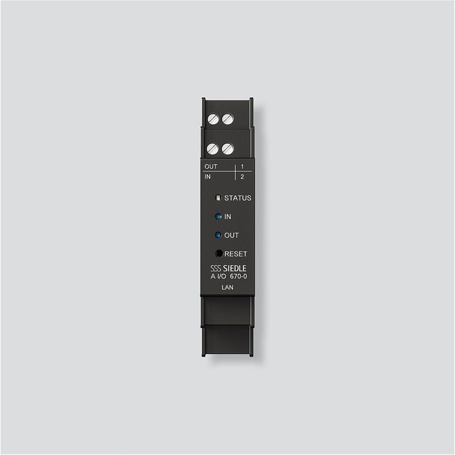 Siedle IP-Schaltaktor A I/O 670-0 Schwarz (210011798-00)