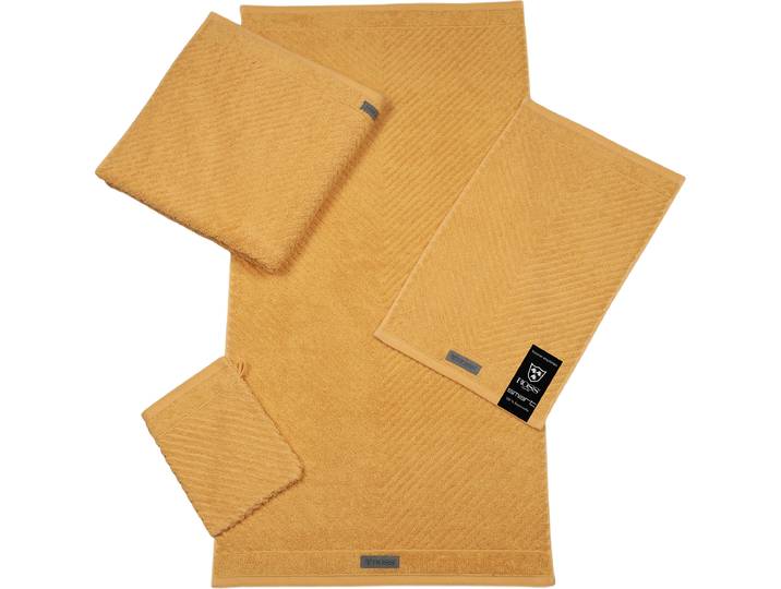 Gästehandtuch ROSS Smart , orange (aprikose), B:30cm L:50cm, Frottier, Obermaterial: 100% Baumwolle, Handtücher, Gästehandtuch, Uni-Rippe mit Velourslabel