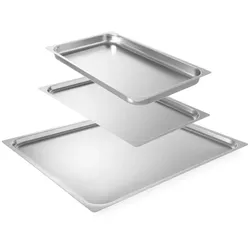 HENDI Gastronorm-Backblech Profi Line GN 2/1, Profi Line, GN 2/1, 650x530x(H)20m...