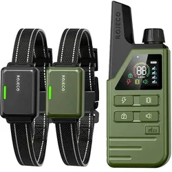 Rojeco Trainingshalsband DOG800, 2 Halsbänder (Hund, Allgemein, Hundesport), Halsband + Leine