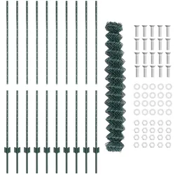vidaXL, Gartenzaun, Galenilla (6 x 6 cm Netz)