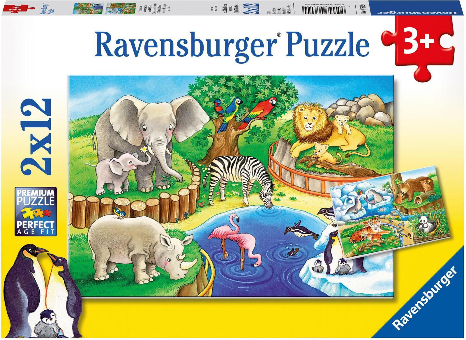 Ravensburger Dieren in de dierentuin spel, artikelnummer 07602