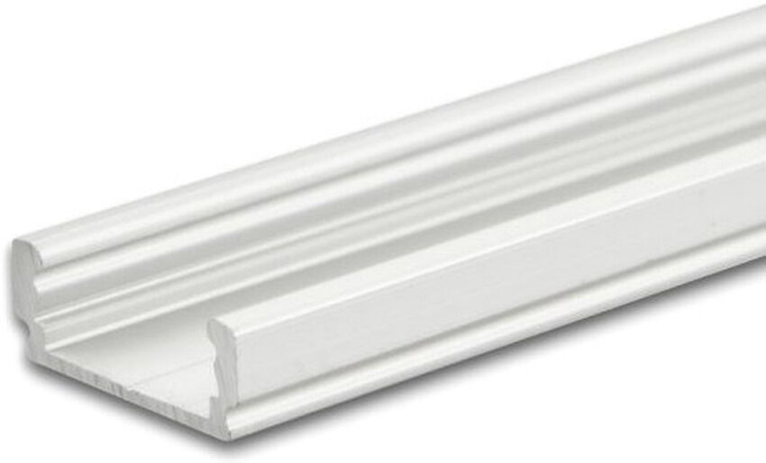 Isoled Led Aufbauprofil Surf12 Flat Aluminium Eloxiert, 200cm