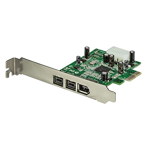 StarTech.com 3-poorts PCI Express FireWire combinatiekaart met 1 x FireWire 400 en 2 x FireWire 800