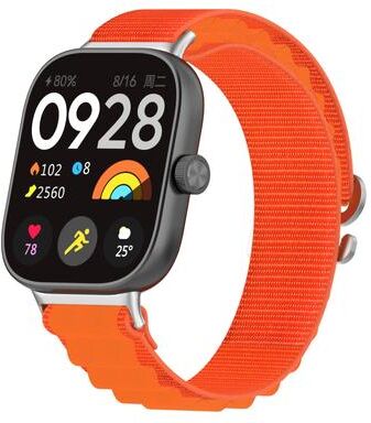 United Xiaomi Band 10 Pro Nylon Sport Loop Watch Band Adjustable Strap For Redmi Watch 6 And Redmi Watch 5 orange