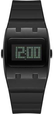 Uplifted Trends Waterproof Multifunctional Sports Watch Trendy Silicone Strap Fashionable Electronic Watch For Active Lifestyles black