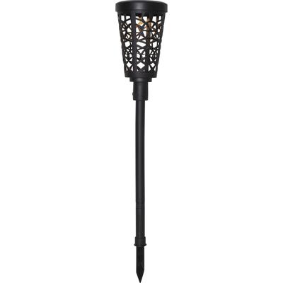 LED Solarleuchte "Solar-Wegleuchte Sinnia", schwarz, B:13,5cm H:62cm L:13,5cm T:13,5cm Ø:13,5cm, PARFORCE TRADITIONAL HUNTING, Leuchten, stimmungsvolles Lichtmuster, Dämmerungssensor