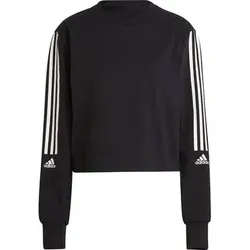 ADIDAS Damen AEROREADY Designed to Move Cotton-Touch Sweatshirt, Größe XL in Schwarz Schwarz