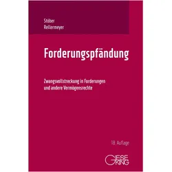 Forderungspfändung, Fachbücher von Klaus Rellermeyer, Kurt Stöber