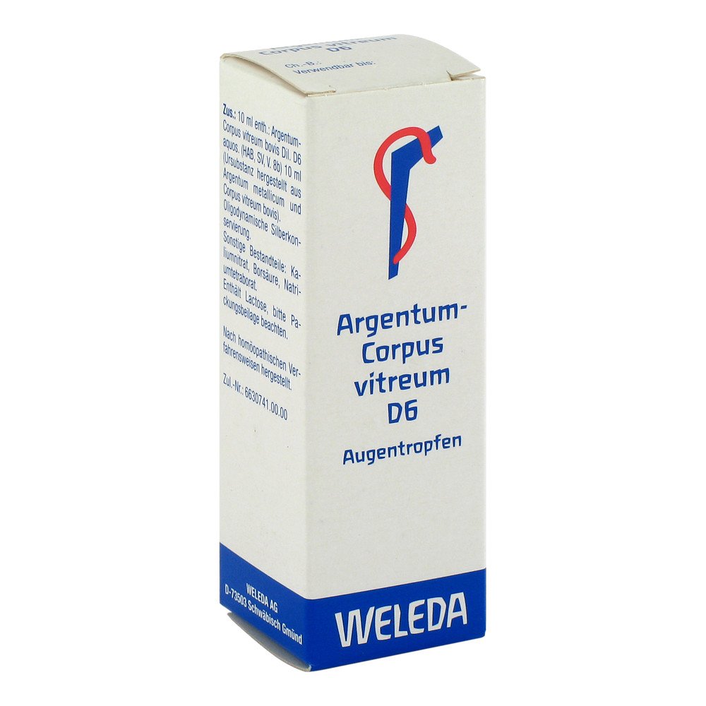 WELEDA AG Argentum Corpus Vitreum D6 Augentropfen 02640749