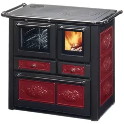 Westminster  Landhausherd  Ofen  K  85  F  -  6  kW  Bordeaux,  Rauchrohr  links