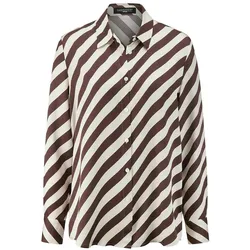 Long-Bluse Fadenmeister Berlin braun, 42