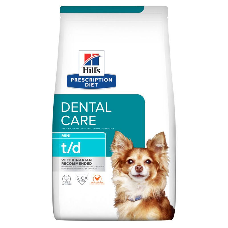 Hills Hond Mini Prescription Diet t/d 4021m 3 kg Pellets