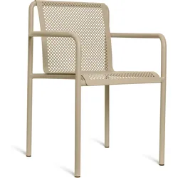 Dapple Gartenstuhl beige mit Armlehnen