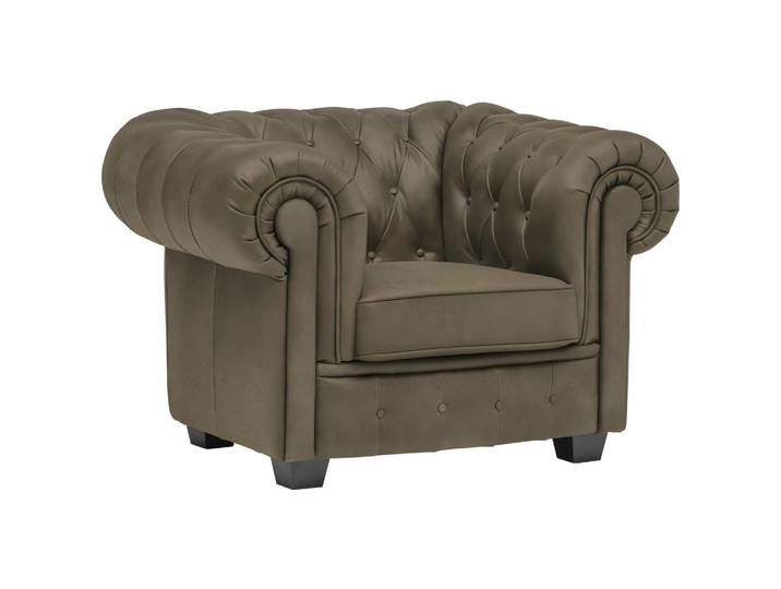 Landscape Chesterfield-Sessel, Schlammfarben, Holz, Kiefer, vollmassiv, 115x76.5x96 cm, Fsc, Made in Europe, Lederauswahl, Stoffauswahl, Wohnzimmer, Sessel, Chesterfield-Sessel
