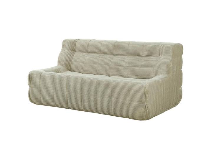 2-Sitzer-Sofa Merlin Hellgelb B: 85 cm