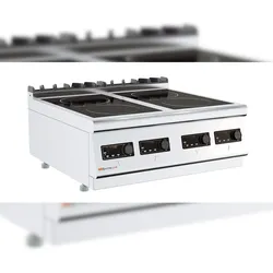 Induktion Elektroherd - 4 Platten - 14 kW