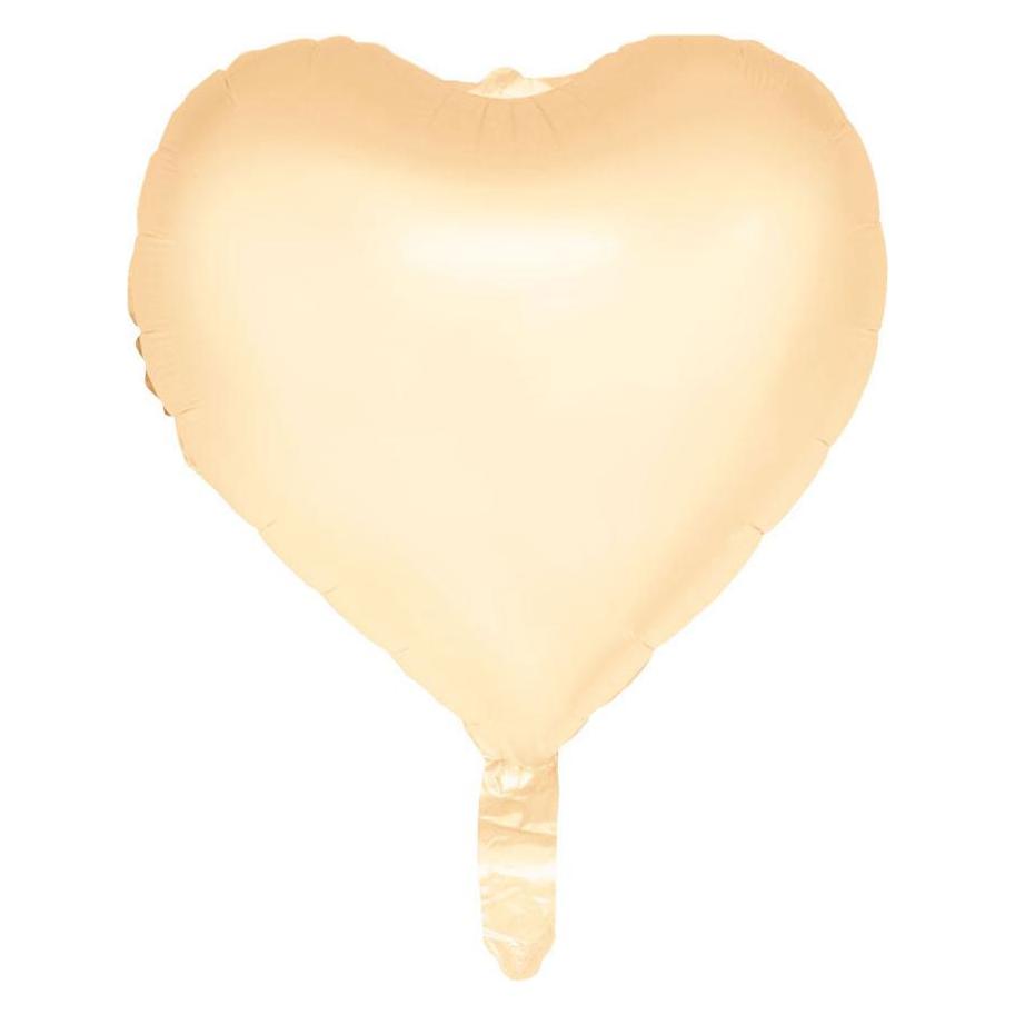 Fiesta Folienballon in Herzform Gelb Pastell- Aquarelle Herzen (1x) (4490)