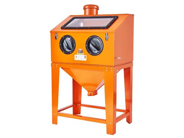 VEVOR Cabine de sablage de 90 gallons avec système de collecte des poussières de 1\,8 gallons Cabine de sablage de 40 à 120 PSI avec pistolet de sablage pour éliminer la peinture et la rouille