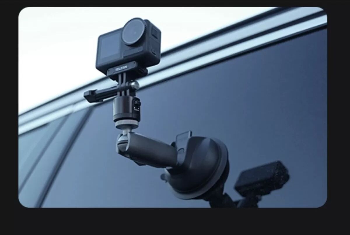 INF Magnetisches Schnellverschluss-Adapter-Kit kompatibel mit GoPro und kompatibel mit Insta360 — Mini Einhand-Dual-Lock Halter