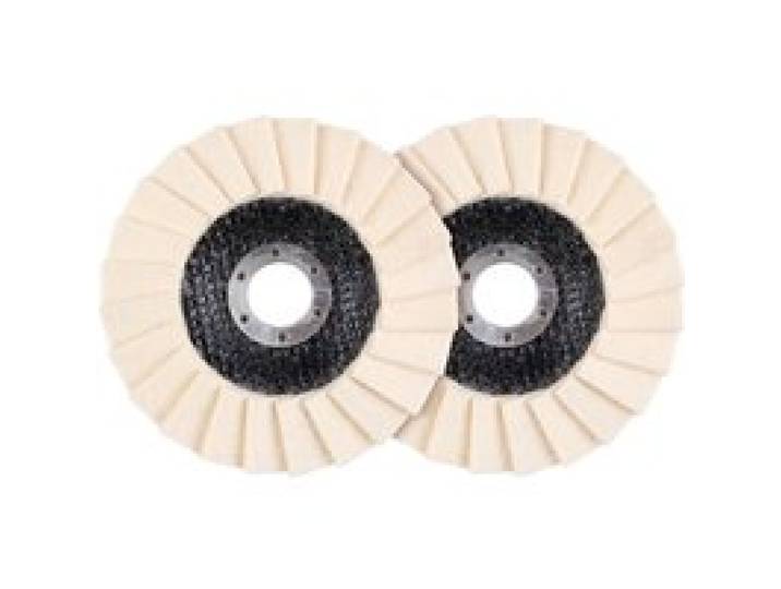 PARKSIDE® Set de disques à lamelles / disques de polissage / plateau de ponçage auto-agrippant avec papier abrasif / set de non-tissé abrasif / disque de nettoyage (2 pièces)